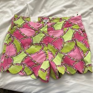 Crown and Ivy size 12 scalloped printed shorts, NWT